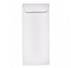 White Envelope 10x4.5 Inch, 80 GSM (Pack of 50 Pcs)